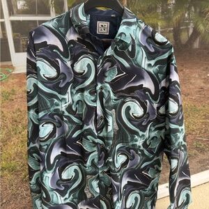 Men's Abstract Patterned Jacket